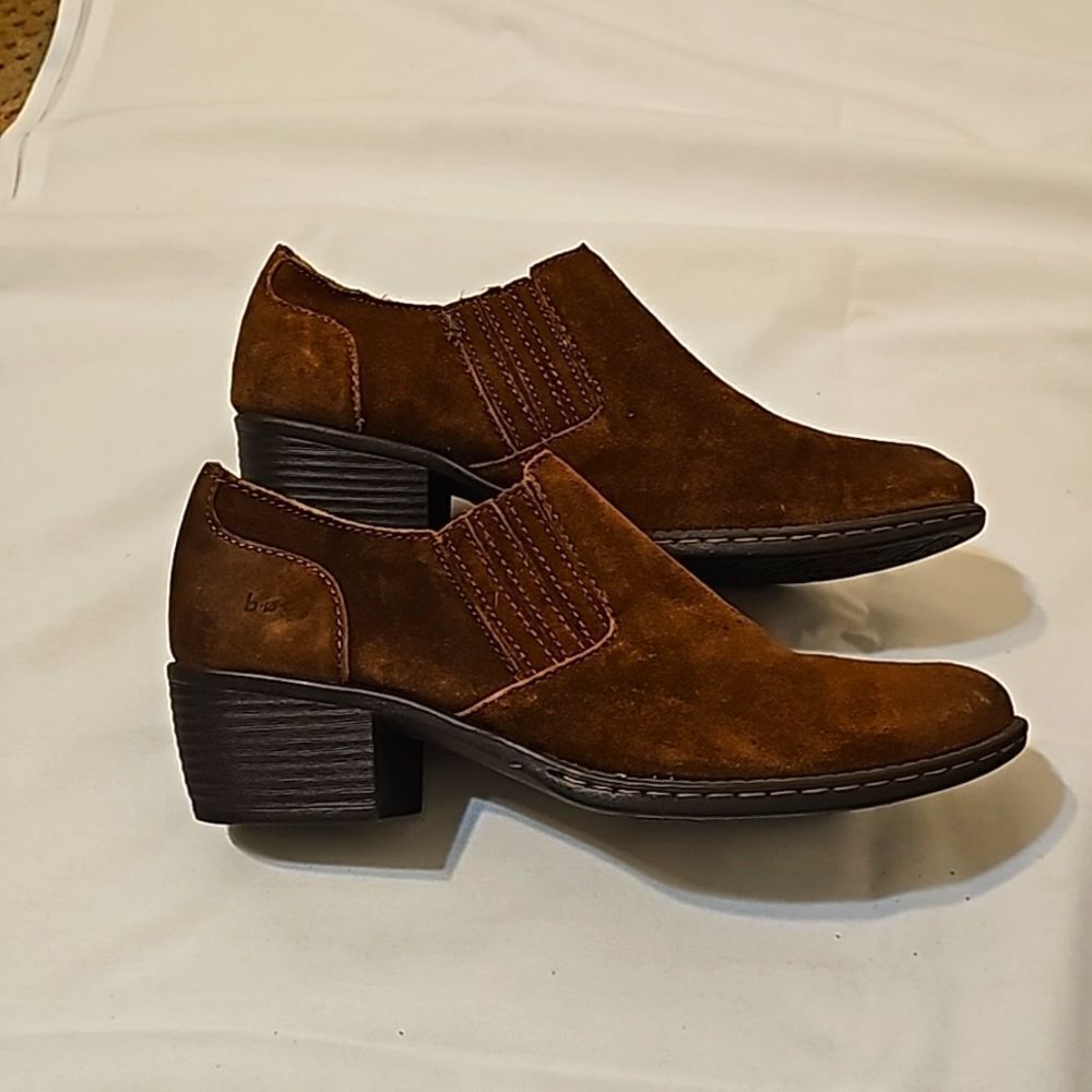 BOC Womens Bootie Heeled Low Boot Brown‎ Leather Size 9| 40